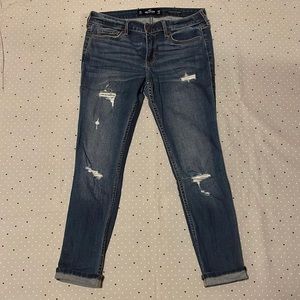 Hollister low-rise crop super skinny jeggings